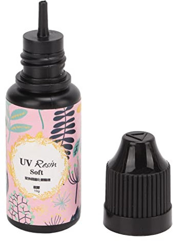 UV-Epoxidharz, Schnell Härtendes Transparentes UV-Harz mit Einstellbarer Härte für DIY-Schmuckhandwerk (10g)