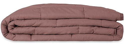 Wrap-Ninja Gewichtsdecke 135x200 9 kg Anti Stress Therapiedecke 100% Baumwolle Decke für Besseren Schlaf Weighted Blanket Schwere Decke Oeko-TEX 100% für Erwachsene