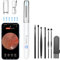 VITCOCO Ear Wax Removal 1080p Ear Cleaner with 7 Pcs Ear Cleaning Kit, Ear Wax Removal Tool with 6 Led Lights & 6 Ear Spoons, Otoscope Ear Camera for iPhone, Ipad, Android Phones-White