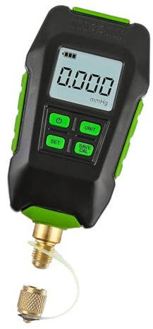 Probador de Vacío de Precisión de Calibre de Micras Digital con Pantalla Grande Interfaz 20UNF para Entorno Atmosférico