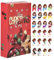 Jesus Adventskalender 2024 Weihnachten Countdown Kalender mit 24x Jesus Figuren Jesus Statue Adventskalender für Erwachsene und Kinder