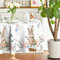Artoid Mode Hase Blumen Blätter Ostern Tischdecke Rund 120 cm, Saisonnal Frühling Fleckschutz Tischwäsche Küche Dekoration Party Dekor