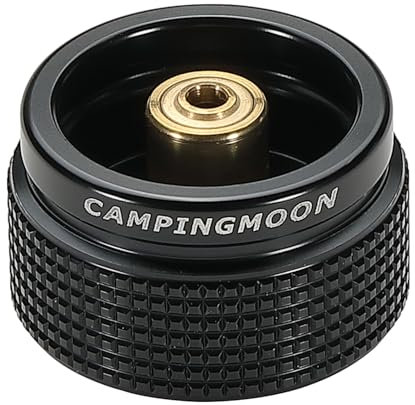 Campingmoon Adaptateur de cuisinière à gaz pour système Easy Clic® Plus pour convertir la connexion à baïonnette CV vers raccord type MSF-1a ou raccord de valve Lindal Z08
