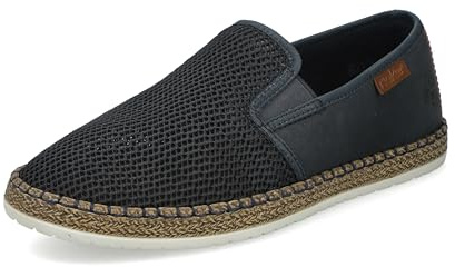 Rieker Herren Low-Top Sneaker B5265, Männer Halbschuhe,Sportschuhe,Freizeitschuhe,Turnschuhe,Laufschuhe,straßenschuhe,schwarz (00),43 EU / 9 UK