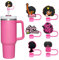 FunnAura 6 PCS Straw Cover Cap for Stanley Cup, 10 mm Straw Topper for Cup Accessories