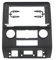 ASJFGTEH Fascia d'autoradio 9 Pouces 2 Din Compatible avec Escape 2007-2012 Lecteur DVD Audio stéréo Automatique Kit de Cadre de Tableau de Bord Support de Console Centrale(Black)