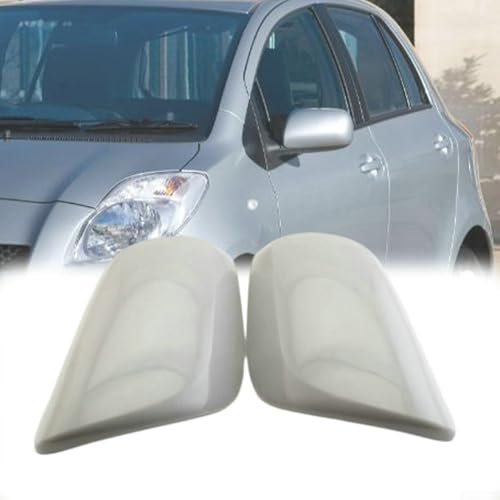 Außenspiegel-Abdeckungen für Toyota Yaris 2007–2013, grau, ABS, Ersatz-Paar, Fahrerseite vorne links rechts 87945–0D907