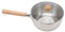Cacerola Japonesa Tradicional, Antiadherente, 20 Cm de Diámetro con Tapa, Cacerola para Nieve, de Madera, Olla para Sopa de Leche de Acero Inoxidable para Cocina Casera