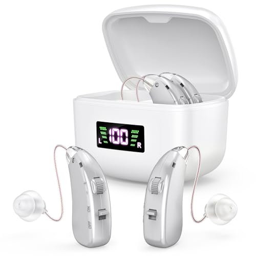 3T6B Amplificador auditivo, Cancelación inteligente del ruido, Tres tipos de auriculares, Ergonómico, Volumen ajustable megáfono portátil