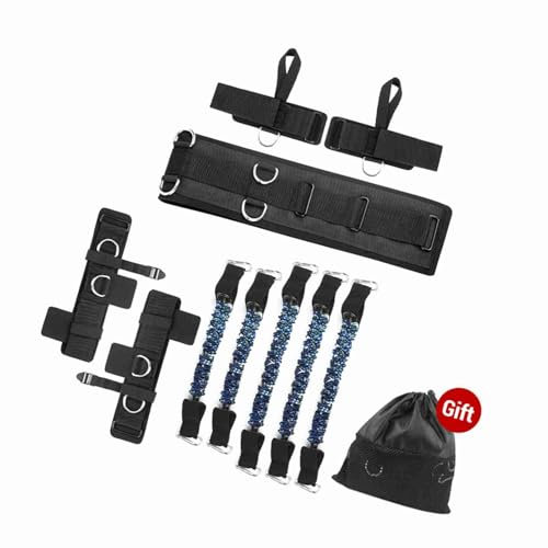 Sonew Boxbeständigkeitsbänder, TPE -Übungsbänder Geschwindigkeit und Beweglichkeitswiderstand für Boxen Muay Thai Karate (150 Pfund)