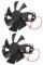 PRETYZOOM 2 Pezzi Ventola del Fornello a Induzione Ventilatore Ad Induzione di Calore Ventola di Raffreddamento per Riparazione Fornello Ventola per Piano Cottura a Induzione Plastica Black