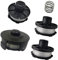 Vuzmode Strimmer Spool Line, for Maki-ta 196146-9 195858-1, 1.6mm Trimmer Spool Line, for Maki-ta Akkusense 18V DUR1817 DUR181RF DUR181 Grass Trimmer (6 spools+2 caps) lawn mower spool(BLACK 4 spools+