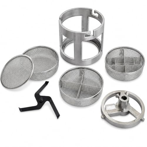 Watch Cleaning Machine Basket, Mesh Tray for Ultrasonic Cleaner, 6.9 x 5.8 cm