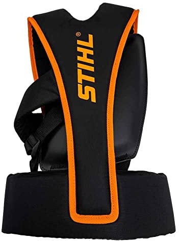 STIHL Advance Plus Forest 41477109015 Sangle d'épaule Double pour débroussailleuse Souple rembourrée en Noir/Orange