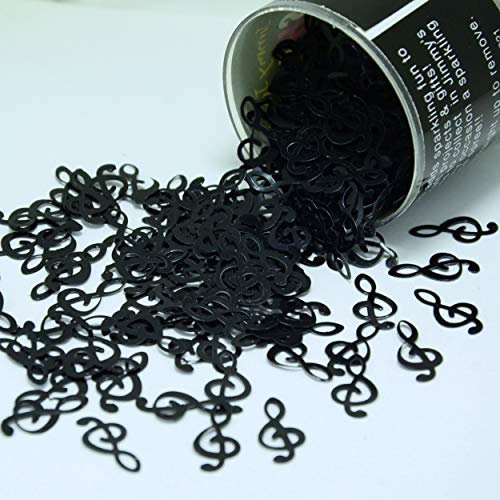 Konfetti Notenschlüssel Nr. 9725 QS0, Schwarz