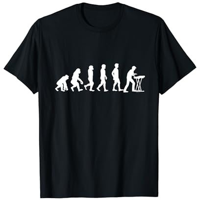 Evolution Keyboard Spieler T-Shirt I Geschenk Orgel Klavier T-Shirt