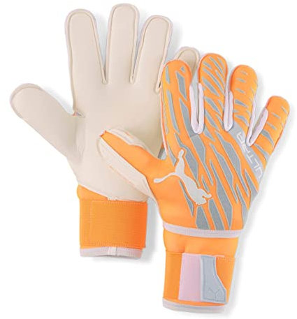 PUMA Unisex Cloud Ultra Protect 1 Rc Torwarthandschuhe Sport, Orange/Silber, 10