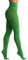 Frola Dames Collants Semi-opaques Lisses Pantalon Collant à Pieds Microfibre Souple Contour Collants de Femmes 80 DEN(L-XL,Vert de trèfle)