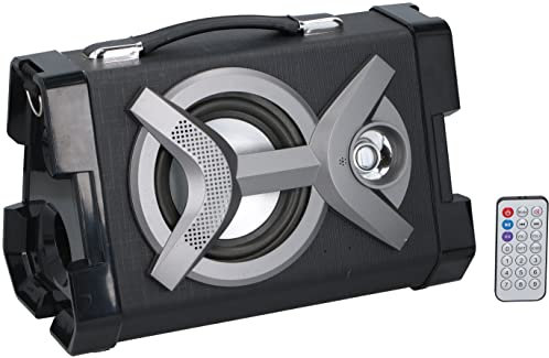 Dunlop Wireless Lautsprecher - Bluetooth - FM Radio - Tragbar - 20 Watt - Schwarz