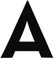 HASWARE Número de casa de 7,5 cm, letras autoadhesivas, números de puerta de apartamento, placa de dirección de calle, decoración elegante, acrílico (A, negro)