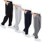 Comeor Jogginghose Herren Baumwolle Sweathose - Lange Sport Hose - Jogger Trainingshose, Relaxing, 4 Pack Schwarz/Dunkelgrau/Dunkelblau/Hellgrau