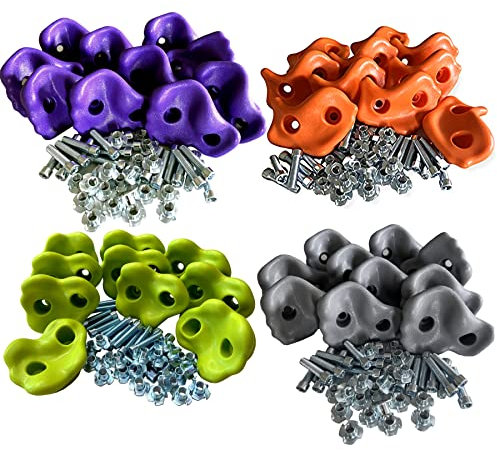 40er Set Klettersteine Kinder Klettergriffe Bouldergriffe Kletterwand Boulderwand