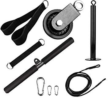 GOBBIS Cable Machine Fitness Gym Pulley Cable Machine Attachment System Indoor And Outdoor Lifting Forearm Arm Strength Fitness Equipment