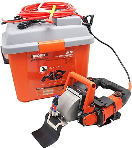 Electric Wall Chaser Slotting Machine,Brick Cutter Granite Notcher,Industrial Wall Groove Cutting Machine,Marble Tile Groover,Cutter for Granite Marble Concrete,Cutting Depth 0-42mm,5000RPM