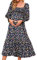 Robe Shooting Photo Grossesse Dentelle Robes Femme Enceinte Chic Et Elegant Grande Taille a la Mode Robe Maternité Soirée Cérémonie Vacances Casual Confortable Pas Cher Long Dress (Navy, S)