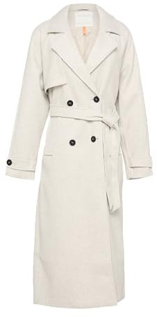 QS Damen 2148198 Mantel mit Bindegürtel, 05W0, 38