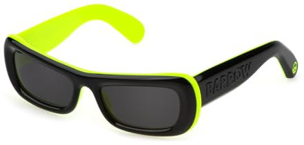 Barrow Unisex Sba006v Sonnenbrille, 0b29 Top Schwarz+Gelb glänzend, 56