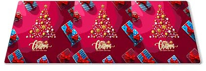EHOMERY Tapis de Souris Personnalisable Photo Tapis de Clavier Manga Noël Tapis de Souris XXL Personnalisable Tapis de Bureau XL pour la décoration du Bureau - 1 Pack [30x80 cm]
