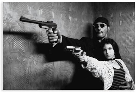 Leinwandposter Hot Killer-Film Leon, der Profi, Schlafzimmerdekoration, Landschaft, Büro, Raumdekoration, Geschenk, 40 x 60 cm