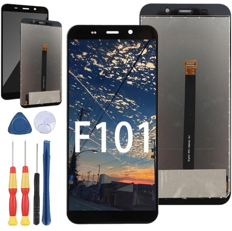 Yuxyiony Nuovo Schermo di Ricambio per Fossibot F101 / F101 PRO Display LCD Riparazione Schermo e Sostituzione Strumento Accessori.
