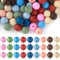 100 Pcs 9 mm Silicone Beads for Keychain Making, Silicone Beads Bracelet Making Kit Round Silicone Beads Bulk Mixed Color for Jewelry Bracelet Necklace DIY Craft Making