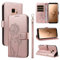 Bravoday Coque pour Samsung Galaxy S9, Housse en Cuir PU Premium Etui à Rabat Pochette de Portefeuille avec Porte Carte Étui de Protection pour Galaxy S9, Or Rose
