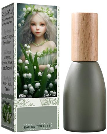 Lily Of The Valley Parfüm – Blumiges Parfüm Damendüfte | Roll-On Beruhigender Duft, Freesienduft Damen Roller Ball Parfüm, 12 ml Eau de Toilette, weibliches Parfüm für Frauen und Mädchen