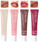 Sitovely 4 Farben Getönte Peptide Lippentönung, Tinted Peptide Lip Tint, Feuchtigkeitsspendender Jelly Lipgloss, Nude Farbe Finish Lip Glow Oil, Getönter Lippenbalsam Lippen Makeup für Frauen