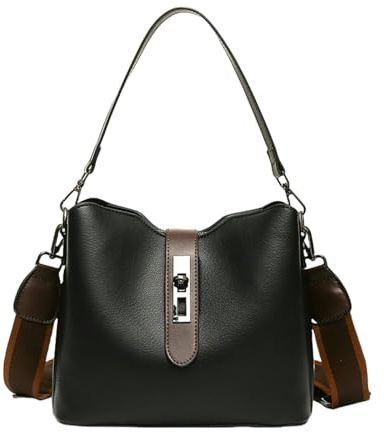 CMZYBBD Handtasche Damen Leichte Luxus -Crossbody -bodentasche Für Frauen - Elegante & Lässige Umhängetasche Zum Einkaufen, Arbeiten Und Festivals-schwarz