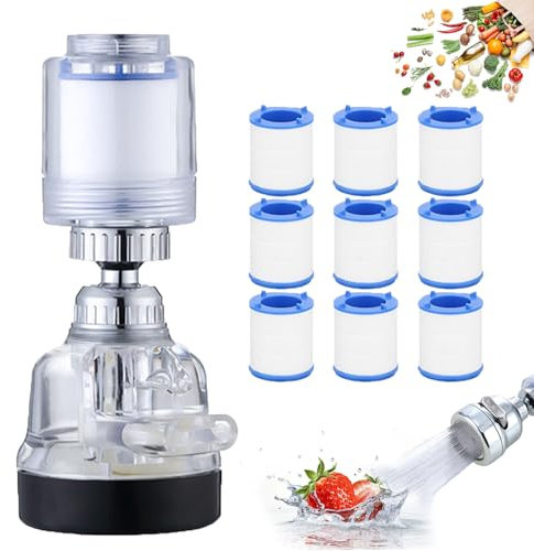 Reinkristall Wasserfilter,Blitzel Wasserfilter,universeller Filterhahn,Wasserhahn-Filter,kalkfilter Wasserhahn,Filter Für Wasserhahn Küche,wasserhahnfilter Für Trinkwasser-A