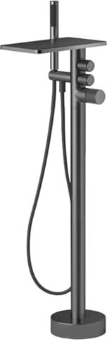 YLLSMGS Fontaines Extérieures Fontaine a Eau Jardin Exterieur avec Bec à Poser et Douchette pour Salle de Bain Toilettes Cour D'école(Gray)