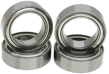 HF Mont 10 Stück SMR128ZZ ABEC-5 Edelstahl-Kugellager MR128ZZ Kugellager 8 x 12 x 3,5 L-1280ZZ W678ZZA MR128 SMR128 Z ZZ Lager(SMR83Z 3x8x3mm)