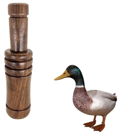 FUHAMJ Duck Call Whistle, Entenpfeife Wildlocker Aus Holz, Geeignet Für Outdoor-Aktivitäten und Anfänger, 1 Stück