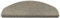 Tretford Interland, Stufenmatte Farbe 515 Quarz, 65 x 23 x 3,5 cm Format halbrund