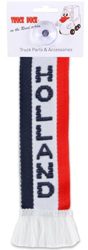 TRUCK DUCK® LKW Auto Minischal Holland Niederlande Mini Schal Wimpel Flagge Saugnapf Spiegel Deko