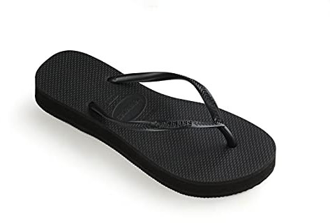 Havaianas Slim Flatform, sandali da donna, colore: Nero, taglia 41/42 EU, Black