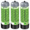 KEMPER – Pack 3 botellas de gas argón puro 110 bar 2,2 litros Soldadura semiautomática MIG-Bonbon Gas Gran capacidad Desechable