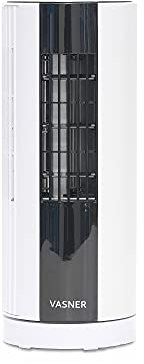 VASNER MilliFan – mini ventilador torre silencioso, ventilador de mesa pequeño & potente, oscilante & 3 velocidades