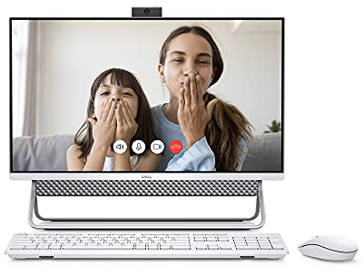 Dell Inspiron 5400 24-inch Touchscreen All in One Desktop - FHD (1920 x 1080) Display, Pop-Up Webcam, Intel Core i5-1135G7, 8GB DDR4 RAM, 512GB HDD, Intel Iris Xe Graphics, Windows 11 Home - Silver