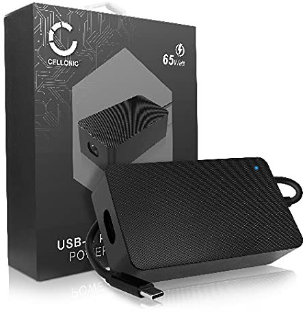 CELLONIC Alimentation PD Power Delivery | 5V-20V 90W 87W 61W 45W 30W 12W Compatible avec USB C Notebooks, Tablets, Smartphones - CC-PD90 2.9m Chargeur Ordinateur Adaptateur Secteur, Cable Charge